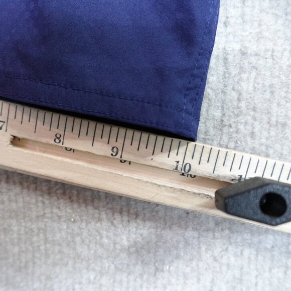 Legends Shorts Small Blue Solid Drawstring Unlined 6" in Perforated - Picture 5 of 14